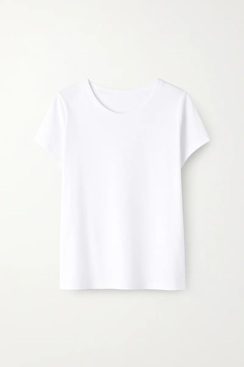 Soft Jersey Tee in Pigment-Dyed Hemp Cotton Mix