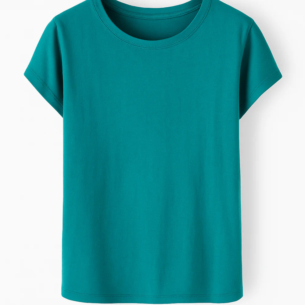 Soft Jersey Tee in Pigment-Dyed Hemp Cotton Mix