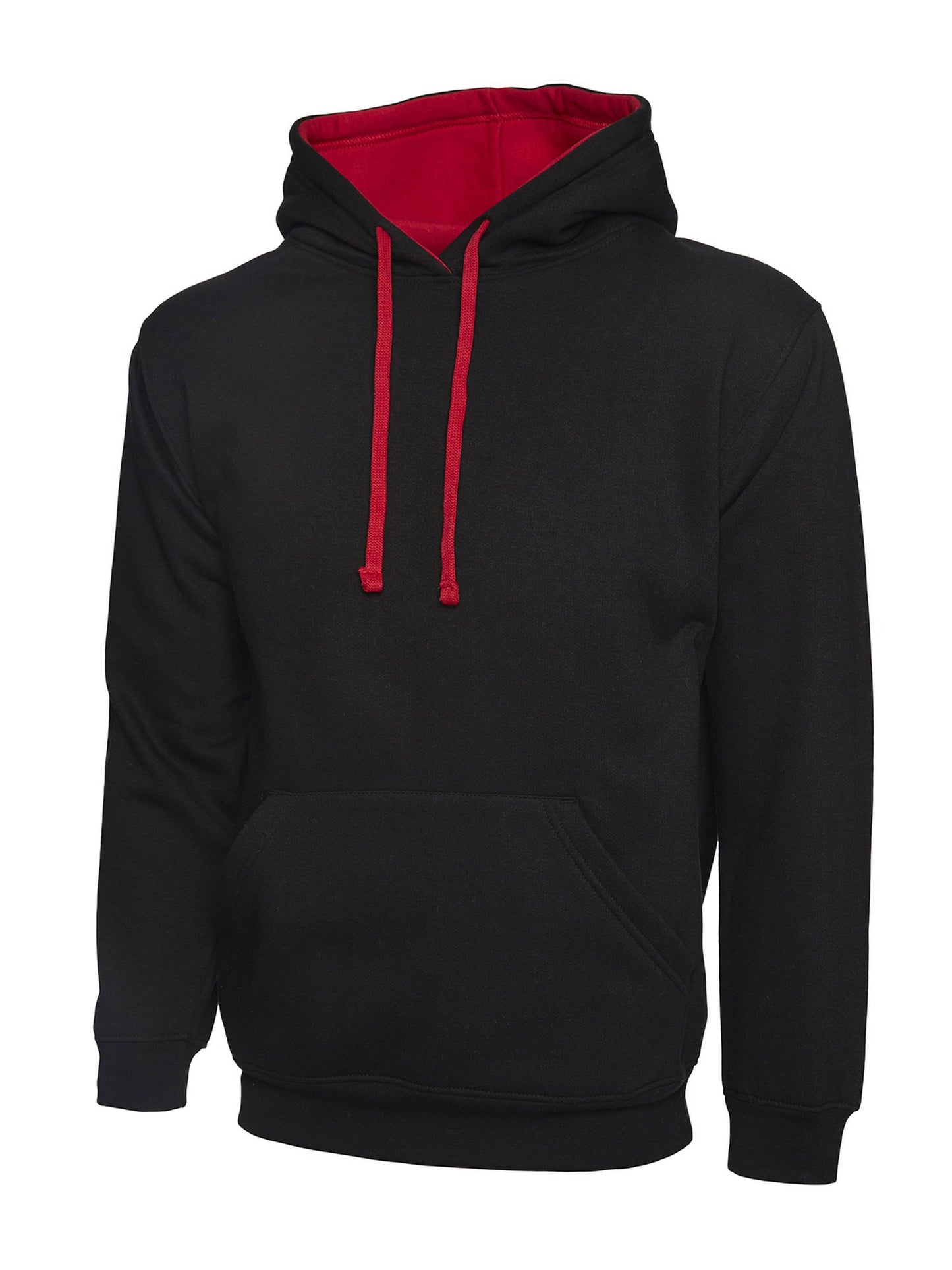 Contrast Hooded Sweatshirt For Women