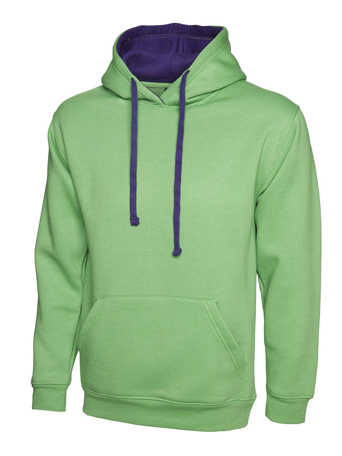 Contrast Hooded Sweatshirt For Women