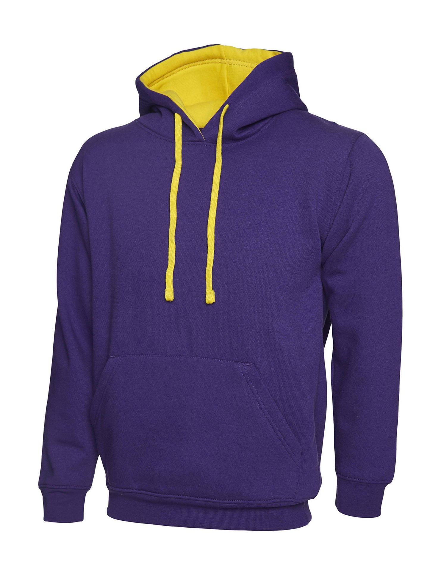Contrast Hooded Sweatshirt For Women