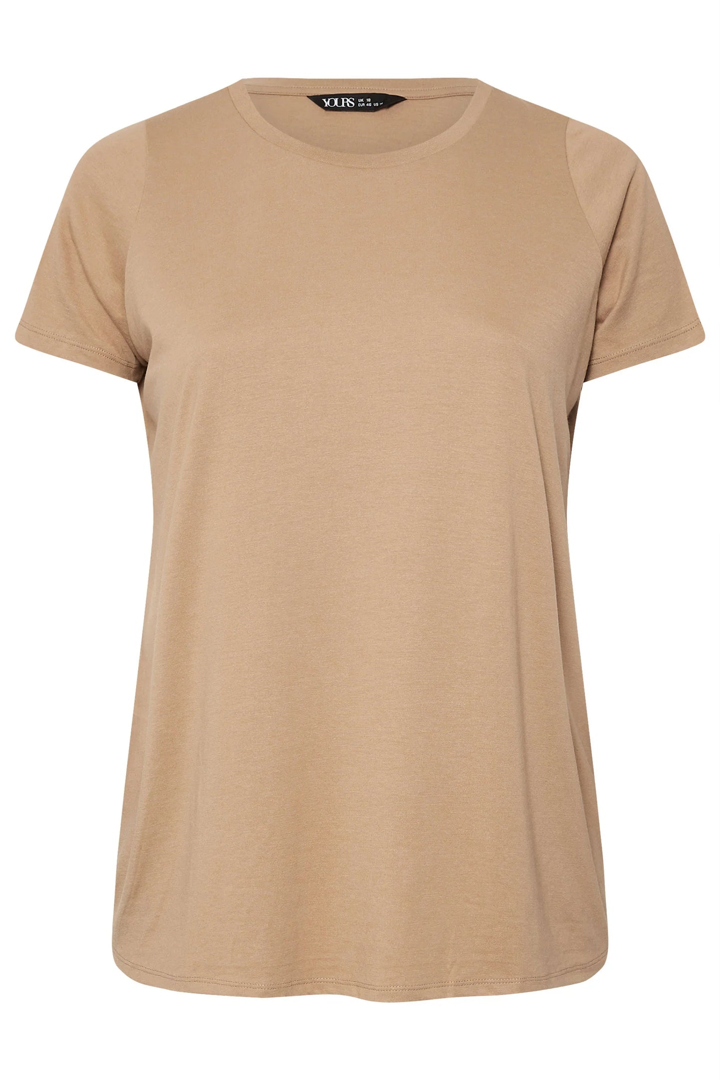 YOURS Curve Everyday Tees – 3-Pack Neutral & Green Shades