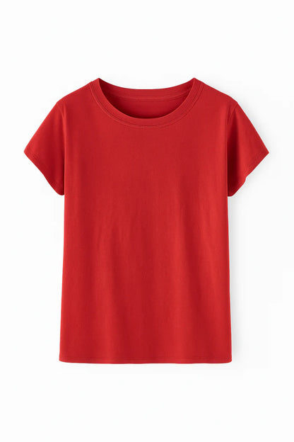 Soft Jersey Tee in Pigment-Dyed Hemp Cotton Mix