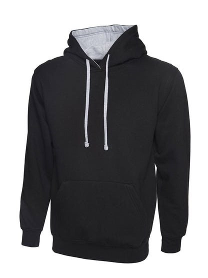 Contrast Hooded Sweatshirt For Women