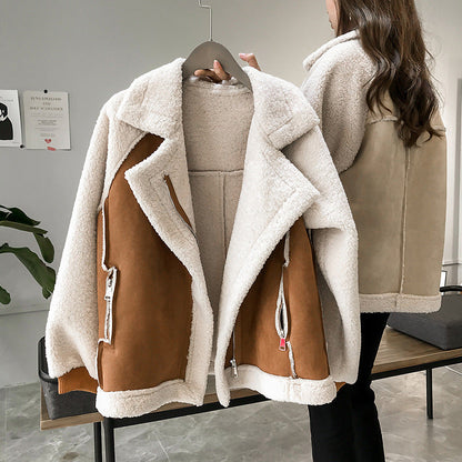 Stylish and Comfortable Suede Winter Coat