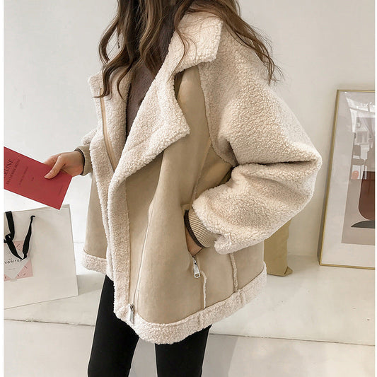 Stylish and Comfortable Suede Winter Coat