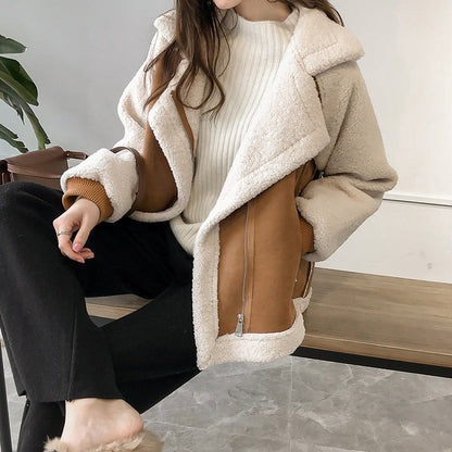 Stylish and Comfortable Suede Winter Coat